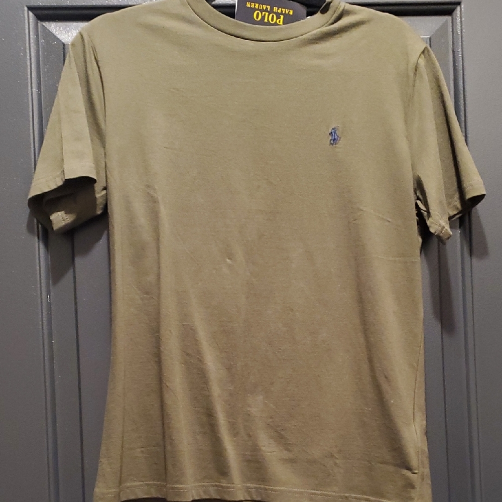 Polo by Ralph Lauren Khaki Boys Shorts And Short Sleeve Tee